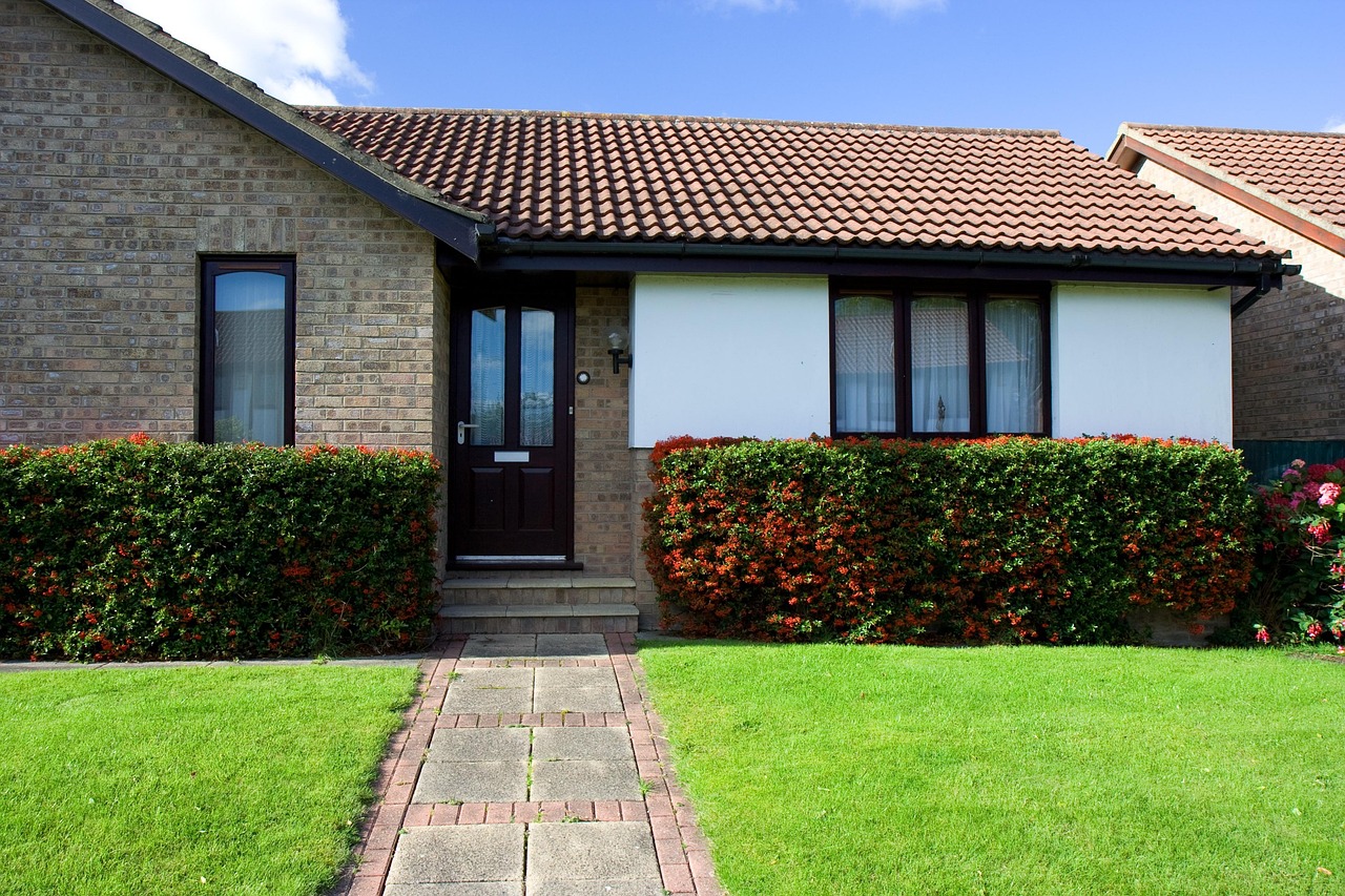 UK home with front garden